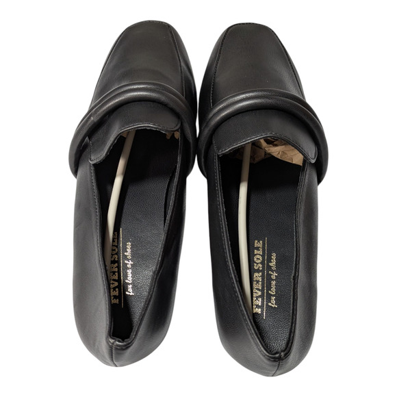 Fever Sole-For the Love of Shoes-Women's-Black Loafer's-Size 9-9.5 -Dress Shoes - Picture 5 of 7